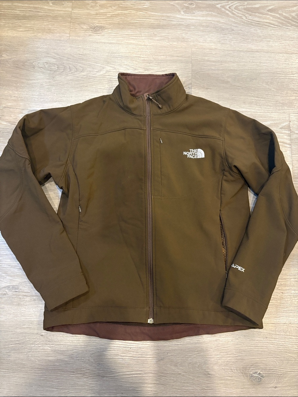 The North Face Chocolate Brown Apex Lightweight Soft-Shell Jacket